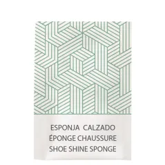 ÉPONGES CHAUSSURES EN SACHET BLANC