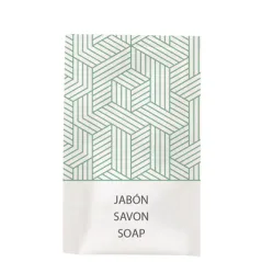 SAVONNETTES RONDES EN SACHETS BLANC