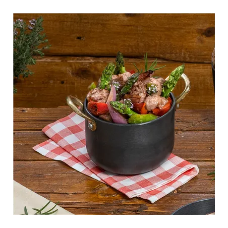 MINI SAUTOIR ARTINOX 600 ML Ø 11x7 CM NOIR INOX + ALUMINIUM (1 UNITÉ)