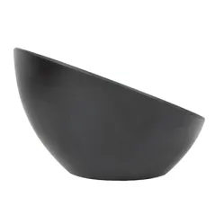 BOLS IRRÉGULIERS ASAMI WARE  Ø 16x10,4 CM NOIR MÉLAMINE (6 UNITÉ)