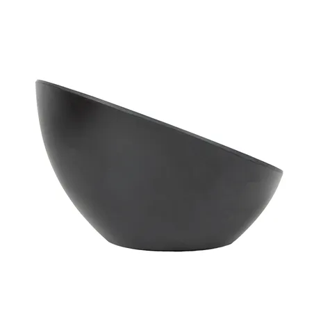 BOLS IRRÉGULIERS ASAMI WARE  Ø 16x10,4 CM NOIR MÉLAMINE (6 UNITÉ)