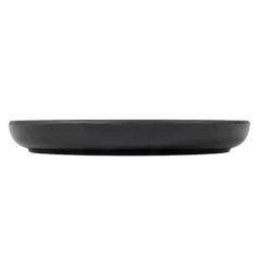 ASSIETTES PLATES ASAMI WARE  Ø 16x2 CM NOIR MÉLAMINE (6 UNITÉ)