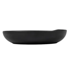 ASSIETTES CREUSES ASAMI WARE  Ø 20,5x4 CM NOIR MÉLAMINE (6 UNITÉ)