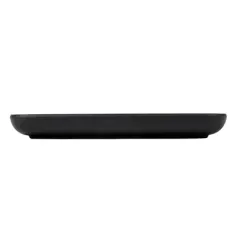 ASSIETTES PLATES CARRÉES ASAMI WARE  19x19x2 CM NOIR MÉLAMINE (6 UNITÉ)
