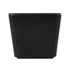GOBELETS CARRÉS ASAMI WARE  6,8x6,8x5,8 CM NOIR MÉLAMINE (12 UNITÉ)