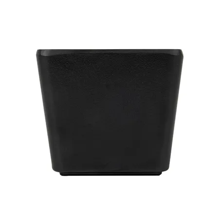 GOBELETS CARRÉS ASAMI WARE  6,8x6,8x5,8 CM NOIR MÉLAMINE (12 UNITÉ)