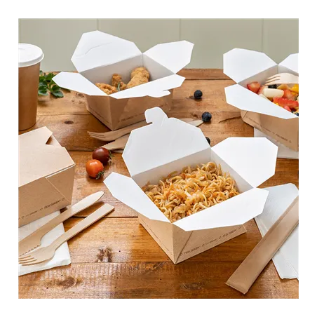 BOÎTES AMÉRICAINES MICRO-ONDABLES THEPACK 1470 ML 220 G/M2 19,6x14x4,5 CM NATUREL CARTON NANO-MICRO (300 UNITÉ)