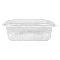 RÉCIPIENT AVEC CHARNIÈRE 1000 ML 18,7x14,4x6,4 CM TRANSPARENT PP (400 UNITÉ)