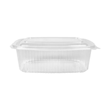 RÉCIPIENT AVEC CHARNIÈRE  1000 ML 18,7x14,4x6,4 CM TRANSPARENT PP (400 UNITÉ)