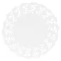 DENTELLES RONDES AJOURÉES 53 G/M2 Ø 11,5 CM BLANC PAPIER (250 UNITÉ) DENTELLES RONDES AJOURÉES