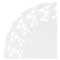 DENTELLES RONDES AJOURÉES 53 G/M2 Ø 11,5 CM BLANC PAPIER (250 UNITÉ) DENTELLES RONDES AJOURÉES