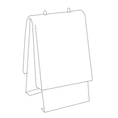 DISTRIBUTEUR DE SACS "TUFF-GARDS" (520,76/81)  25,5x22 CM ARGENTE LAITON (1 UNITÉ)