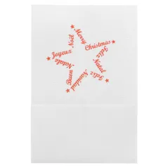 SERVIETTES MINI "CHRISTMAS" 1 PLI