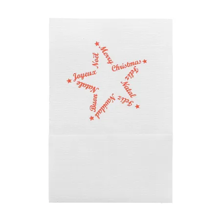 SERVIETTES MINI "CHRISTMAS" 1 PLI