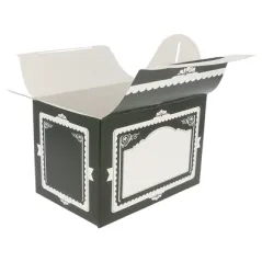 BOÎTES"VINTAGE"  320 G/M2 17x16x10 CM NOIR CARTON (300 UNITÉ)