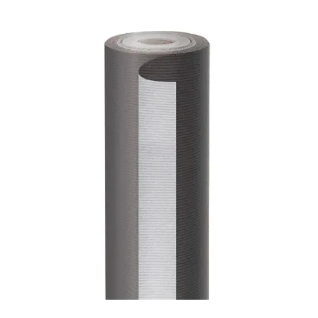 PAPIER CADEAU 50 M NOIR-ARGENT