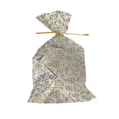 SACHETS RAISINS BONHEUR  18,3 G/M2 8,7x18 CM METAL PP (100 UNITÉ)