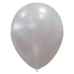 BALLONS MÉTALLISÉS   Ø 28 CM ASSORTI LATEX (100 UNITÉ)