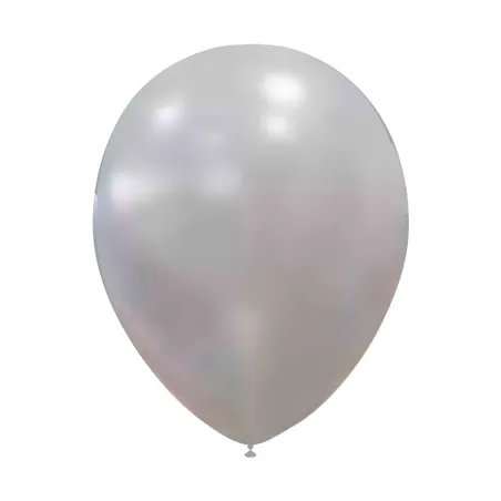 BALLONS MÉTALLISÉS   Ø 28 CM ASSORTI LATEX (100 UNITÉ)