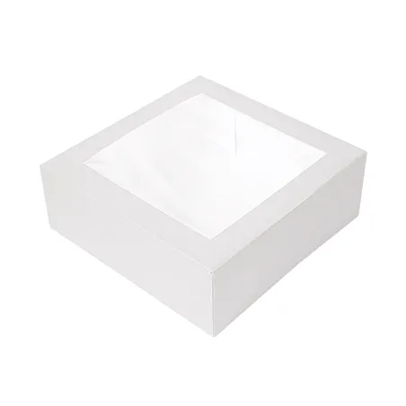 BOÎTES PATISSERIES AVEC FENÊTRE