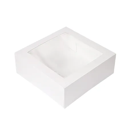 BOÎTES PÂTISSERIES AVEC FENÊTRE