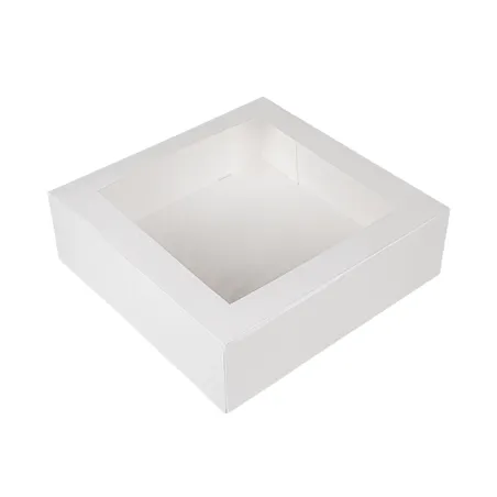 BOÎTES PÂTISSERIES AVEC FENÊTRE