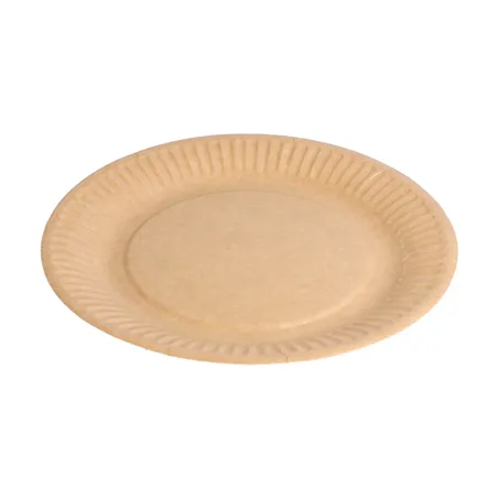 ASSIETTES RONDES EN RELIEF BIO-LAQUÉES